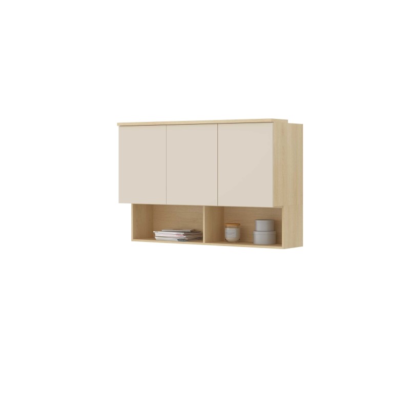 TERRA 24LBON11_2a SZAFKA WISZĄCA TRZYDRZWIOWA DĄB LINDBERG BEŻ PISAKOWY KASZMIROWA ZEWNĄTRZ PÓŁARANŻ.jpg