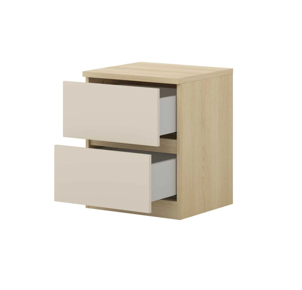 TERRA 24LBON22_4 KONTENEREK STOLIK NOCNY SZAFKA NOCNA 2 SZUFLADY BEŻ WEWNĄTRZ.jpg