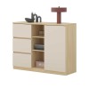 TERRA 24LBON27_2a KOMODA JEDNODRZWIOWA 3 SZUFLADY DĄB LINDBERG BEŻ PIASKOWY DO SYPIALNI ZEWNĄTRZ PÓŁARANŻ.jpg