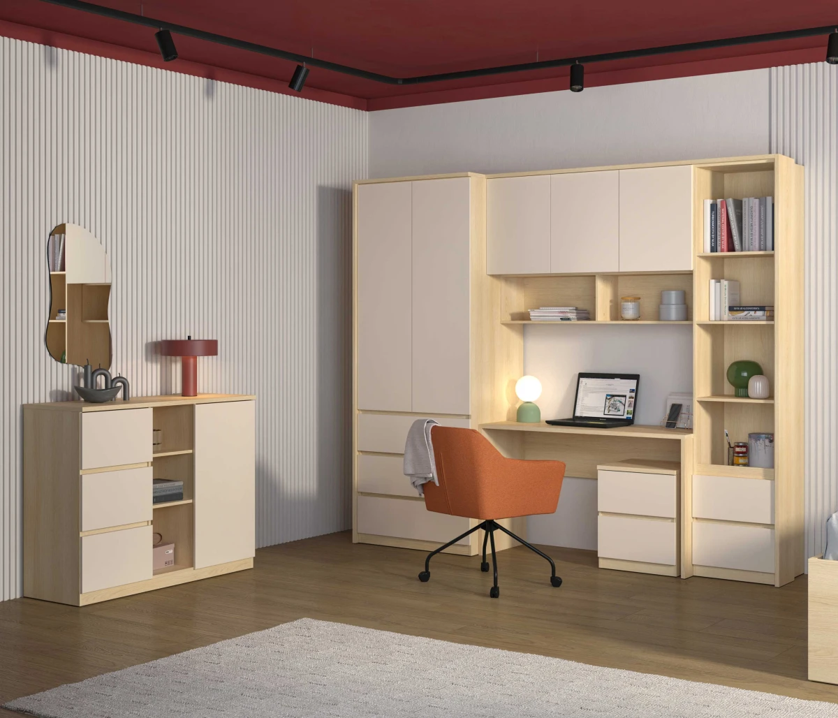 TERRA 24LBON..2 POKÓJ MŁODZIEŻOWY DĄB LINDBERG BEŻ PIASKOWY ARANŻACJA.jpg