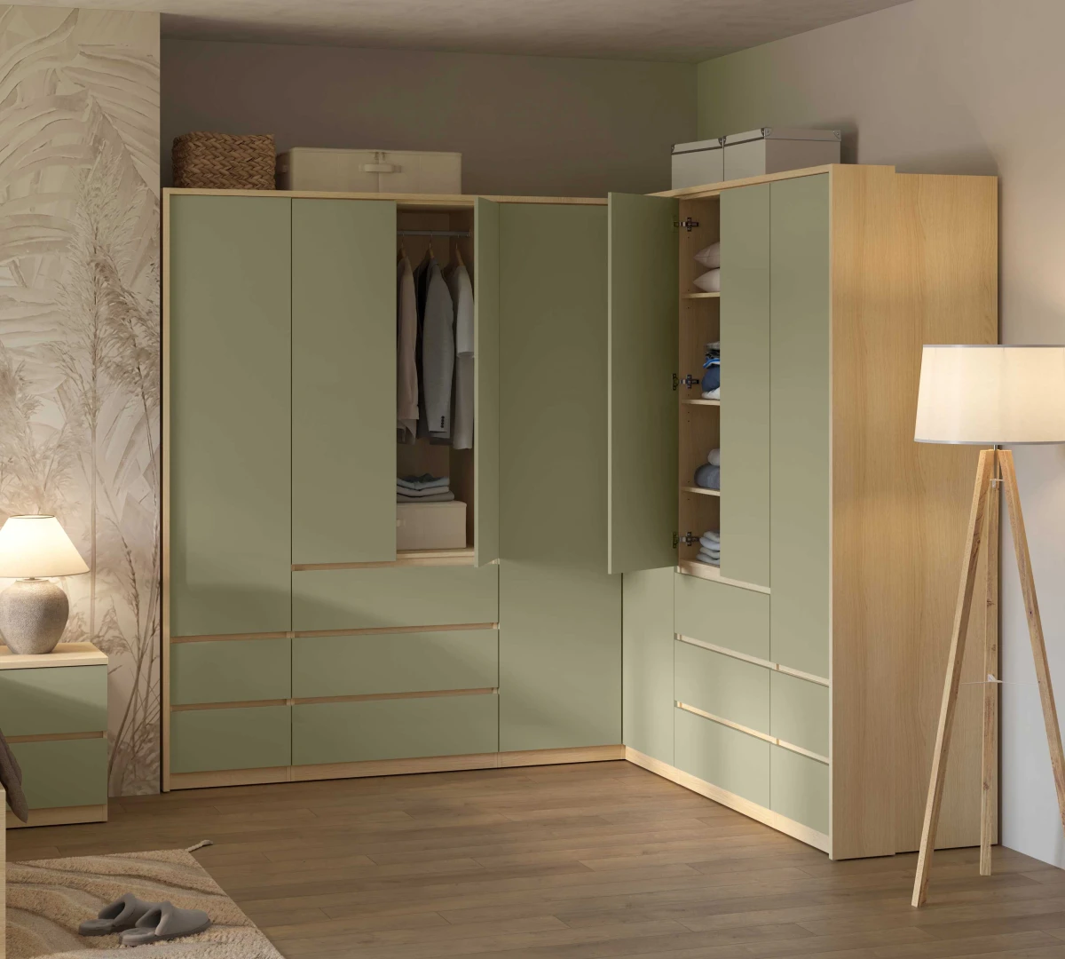 TERRA 24LEON..6 MEBLOŚCIANKA ZABUDOWA SZAFY DĄB LINDBERG EUKALIPTUS ARANŻACJA.jpg