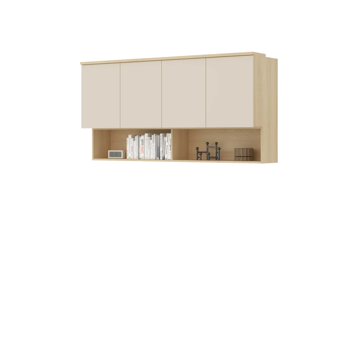 TERRA 24LBON12_2a SZAFKA WISZĄCA CZTERODRZWIOWA DĄB LINDBERG BEŻ PISAKOWY KASZMIROWA ZEWNĄTRZ PÓŁARANŻ.jpg