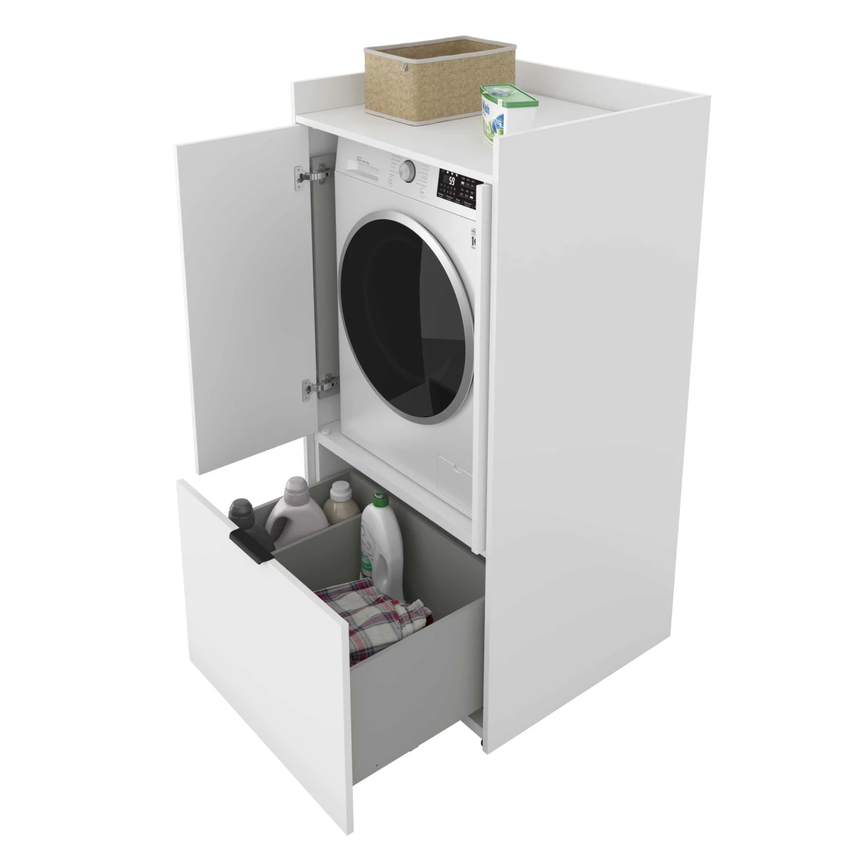 LUNA 3097OX65_4c ZABUDOWA PRALKI SUSZARKI DO ŁAZIENKI PRALNI BIAŁA WEWNĄTRZ PÓŁARANŻ.jpg