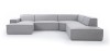 Modułowy Narożnik XL FONDY 352 cm w Kształcie "U"