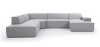 Modułowy Narożnik XL FONDY 352 cm w Kształcie "U"