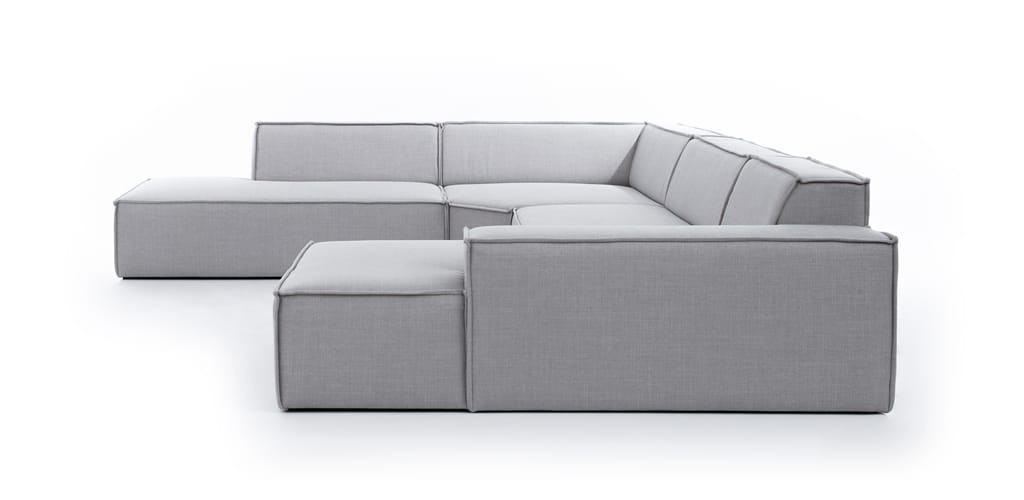 Zdjęcie Prezentujące Bok Modułowego Narożnika XL FONDY 352 cm w Kształcie "U"