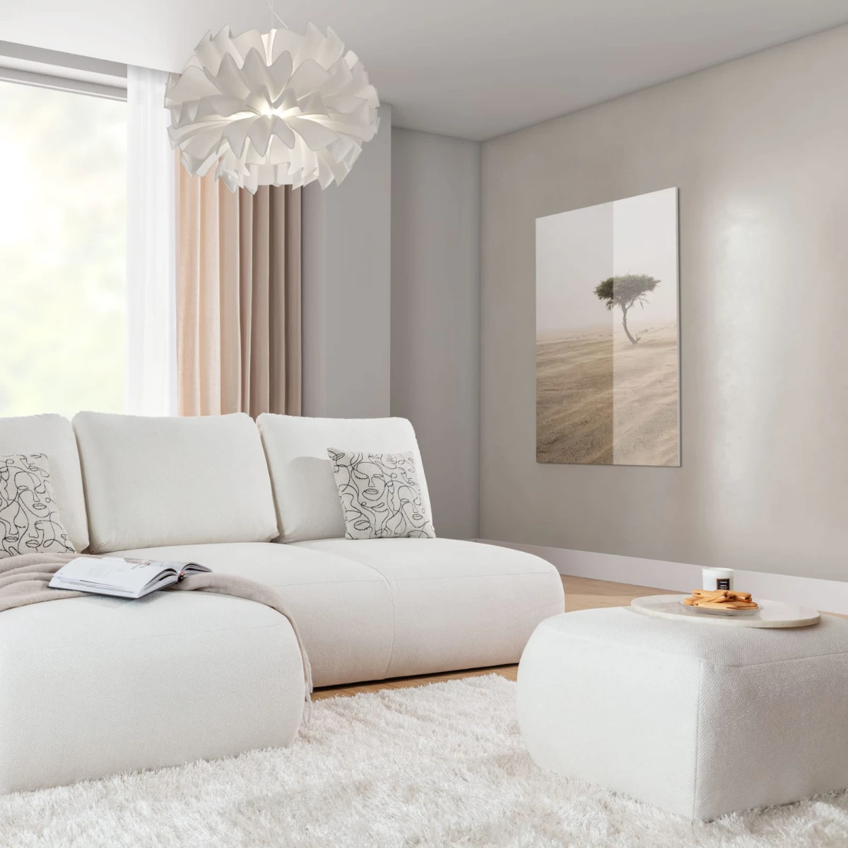Pufa DIONIZOS Mini Modułowa 72 cm Zdjęcie w Salonie