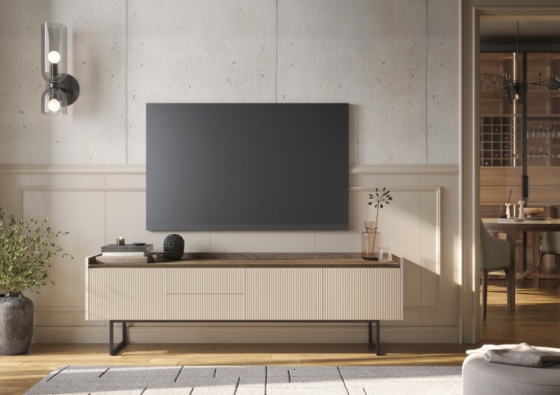 LG6BDC_01a SZAFKA RTV Z OŚWIETLENIEM BEŻOWA DO SALONU ARANŻACJA.jpg