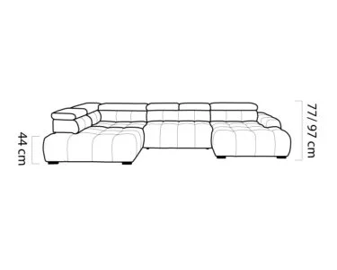 BULL-XL-NAROŻNIK DO SALONU NOWOCZESNY FUNKCJA RELAX REGULOWANE ZAGŁÓWKI WYMAIRY FRONT.webp
