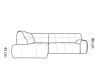 COCOON-L-nowoczesny naroznik chmurka do salonu wymiary front.webp