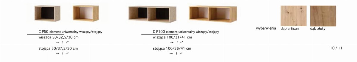 Regał PRESTIŻ Wisząca półka szafka da artisan złoty biały czarny.jpg