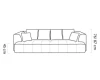 BIGSOFA-ALIBO-nowoczesna sofa do salonu elektryczna funkcja relax funkcja spania poduszki oparciowe wymiary front.webp