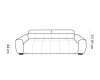 BULL-BIGSOFA-nowoczesna sofa do salonu z elektryczną funkcją relax regulowane zagłówki duża wygodna wymiary front.webp