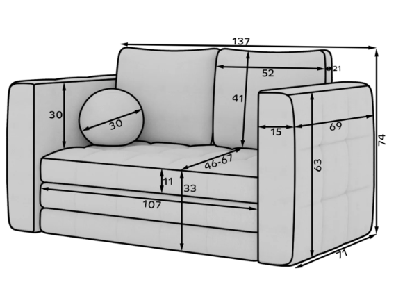 nowoczesna mała kompaktowa kanapa sofa do salonu rozkładana z funkcją spania wymiary.png