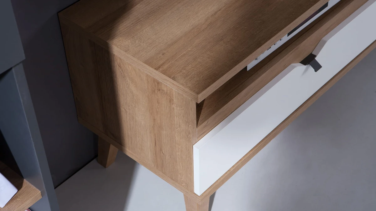 szczegóły detale 15 System mebli MEMONE do pokoju dziecka młodzieżowy salonu Dąb złoty grafit biały nowoczesny zestaw.jpg