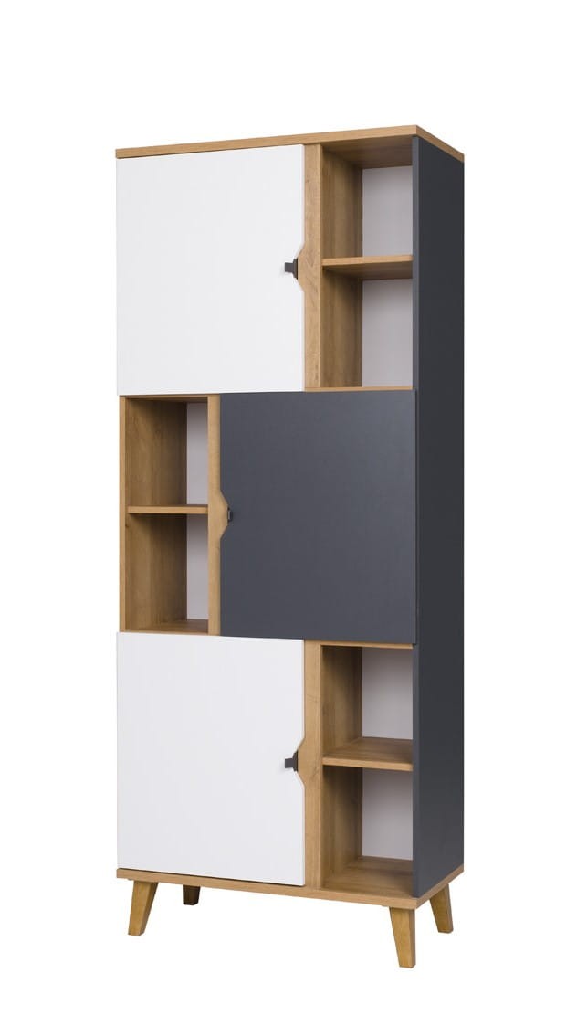 GiB macro 06 02 18 2B regał szuflada drzwi wysoki System mebli MEMONE do pokoju dziecka młodzieżowy salonu Dąb złoty grafit biały nowoczesny zestaw.jpg