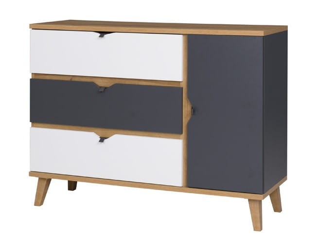 GiB macro 06 02 18 5B komoda szuflada niska durza drzwi System mebli MEMONE do pokoju dziecka młodzieżowy salonu Dąb złoty grafit biały nowoczesny zestaw.jpg