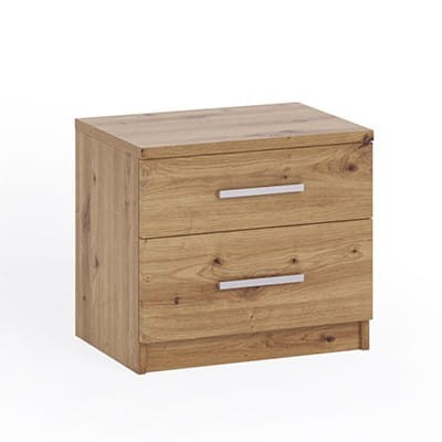 BO SNOC dąb artisan Stolik Nocny Szafka 2-szuflady BONO.jpg