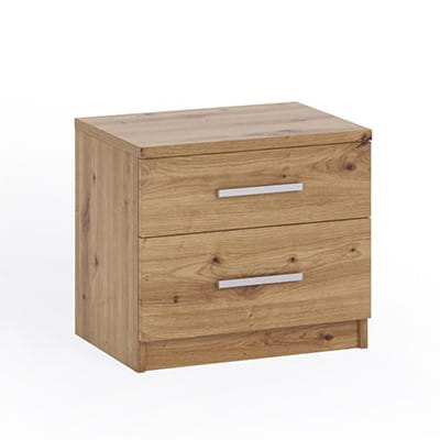 BO SNOC dąb artisan Stolik Nocny Szafka 2-szuflady BONO.jpg