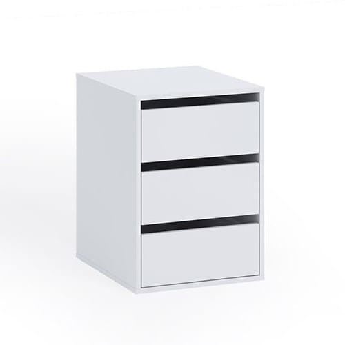 BO KONTENEREK biały Do Szafy 3-szuflady Sypialni BONO.jpg
