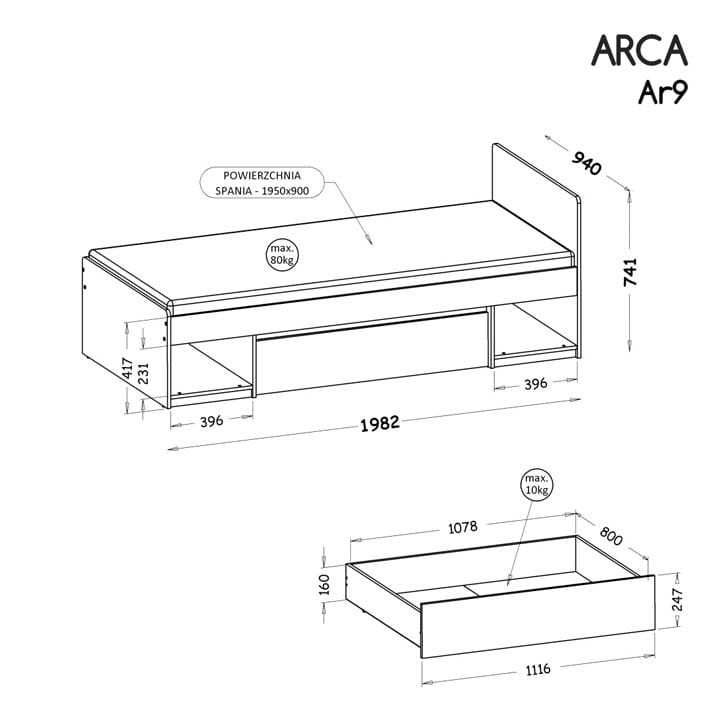ARCA ŁÓŻKO WYMIARY ar9 90 X 200.jpg