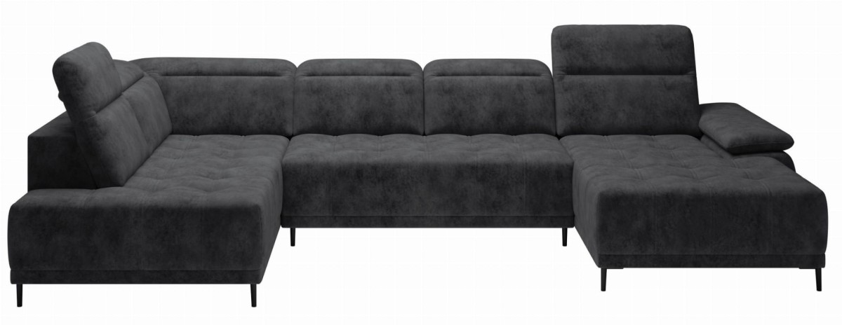 Narożnik FOCUS XL U Elektryczna Regulacja Głębokości Siedziska, Regulowane Zagłówki Do Pokoju Salonu Duży Nowoczesny W Stylu LOFT Wysokie Nóżki  harisson 9852.jpg