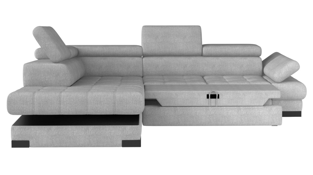 Narożnik Selva L Tkanina Austin 18 Szary Do Salonu Pokoju Funkcja Spania Pojemnik Na Pościel Styl Nowoczesny LOFT Regulpwane Zagłówki Podłokietnik Wysokie Metalowe Nóżki Relaks bp.jpg