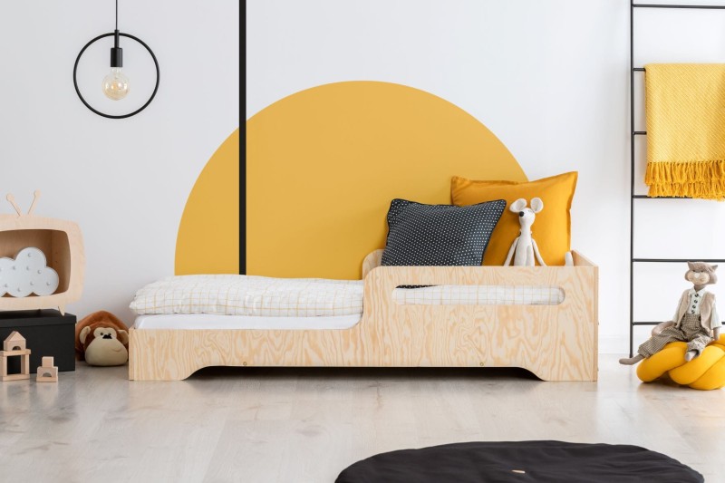 Łóżko JANEK dla dzieci i młodzieży Drewniane Sosnowe Drewno Iglaste Sosna Naturalne Nowoczesne.jpg