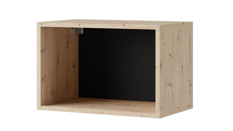 PÓŁKA WISZĄCA PRESTIŻ Stojąca Nóżki Uniwersalna do Salonu Pokoju Meblościanka 50 cm dąb artisan.jpg