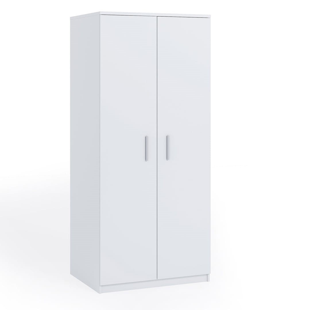 BO SZAFA 2-DRZWIOWA Biała BONO do Sypialni Garderoba Pokoju Salonu Drążek Półka Drzwi Uchylne Szerokość 90 cm Wysokość 200 cm.jpg