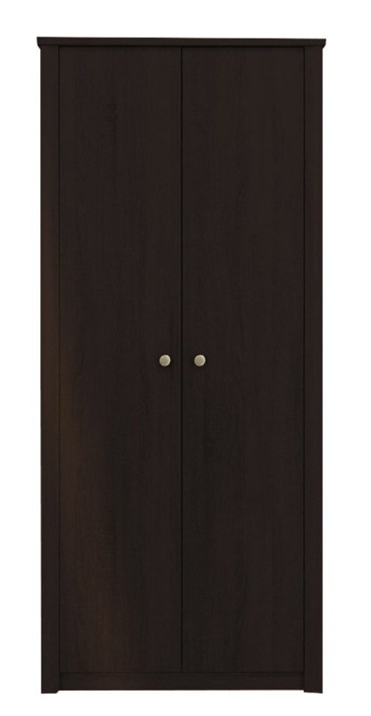 Szafa FINEZJA F 2 Szerokość 90 cm Wysokość 202 cm Dwudrzwiowa 2-Drzwi Drążek Półka Mała Dąb Sonoma Czekolada Garderoba Nowoczesna Klasyczna Do Sypialni Pokoju Salonu