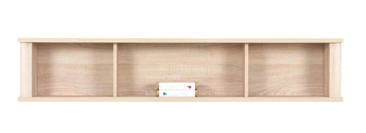 Półka FINEZJA F 13 Wisząca Szerokość 160 cm Do Salonu Pokoju Sypialni Dąb Sonoma  Nowoczesna Tradycyjna Klasyczna Regał Na Książki