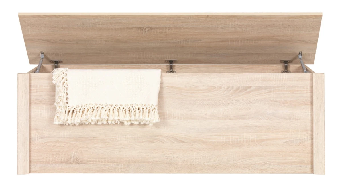 Skrzynia FINEZJA F 19 na Ubrania Szeroka 150 cm Dąb Sonoma  Do Sypialni Pokokju