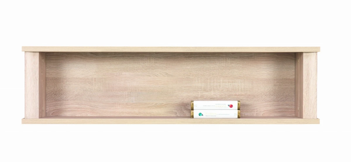 Półka FINEZJA F 20 Wisząca Regał Szeroka 120 cm Do Salonu Pokoju Dąb Sonoma Czekolada Klasyczna Tradycyjna Nowoczesna