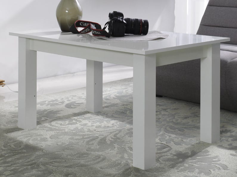 T 22 - biaLy poLysk Stolik Kawowy T22 Do Salonu Nowoczesny Nogi Biały Połysk Blat Biały Połysk Ława Pokoju Poczekalni Gabinetu Prostokątny Prosty Szerokość 102 Wysokość 62 cm.jpg