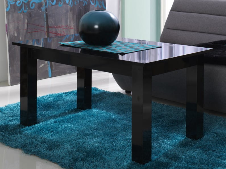 T 26 - czarny polysk Stolik Kawowy T26 Do Salonu Nowoczesny Nogi Czarny Połysk Blat Czarny Połysk Ława Pokoju Poczekalni Gabinetu Prostokątny Prosty Szerokość 102 Wysokość 62 cm.jpg
