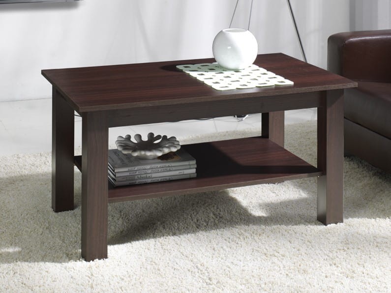 T 29 - kasztan wenge Stolik Kawowy T 29 Do Salonu Nowoczesny Kasztan Wenge Ława Pokoju Poczekalni Gabinetu Prostokątny Prosty Szerokość 102 Wysokość 52 cm Praktyczna Uniwersalna Półka .jpg