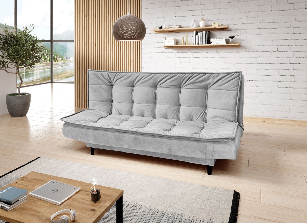 Wersalka Sofa Kanapa LORA Nowoczesna Tkanina Monolith 84 Szary.jpg