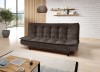 Wersalka Sofa Kanapa LORA Nowoczesna Tkanina Monolith 29 Ciemny Brąz.jpg