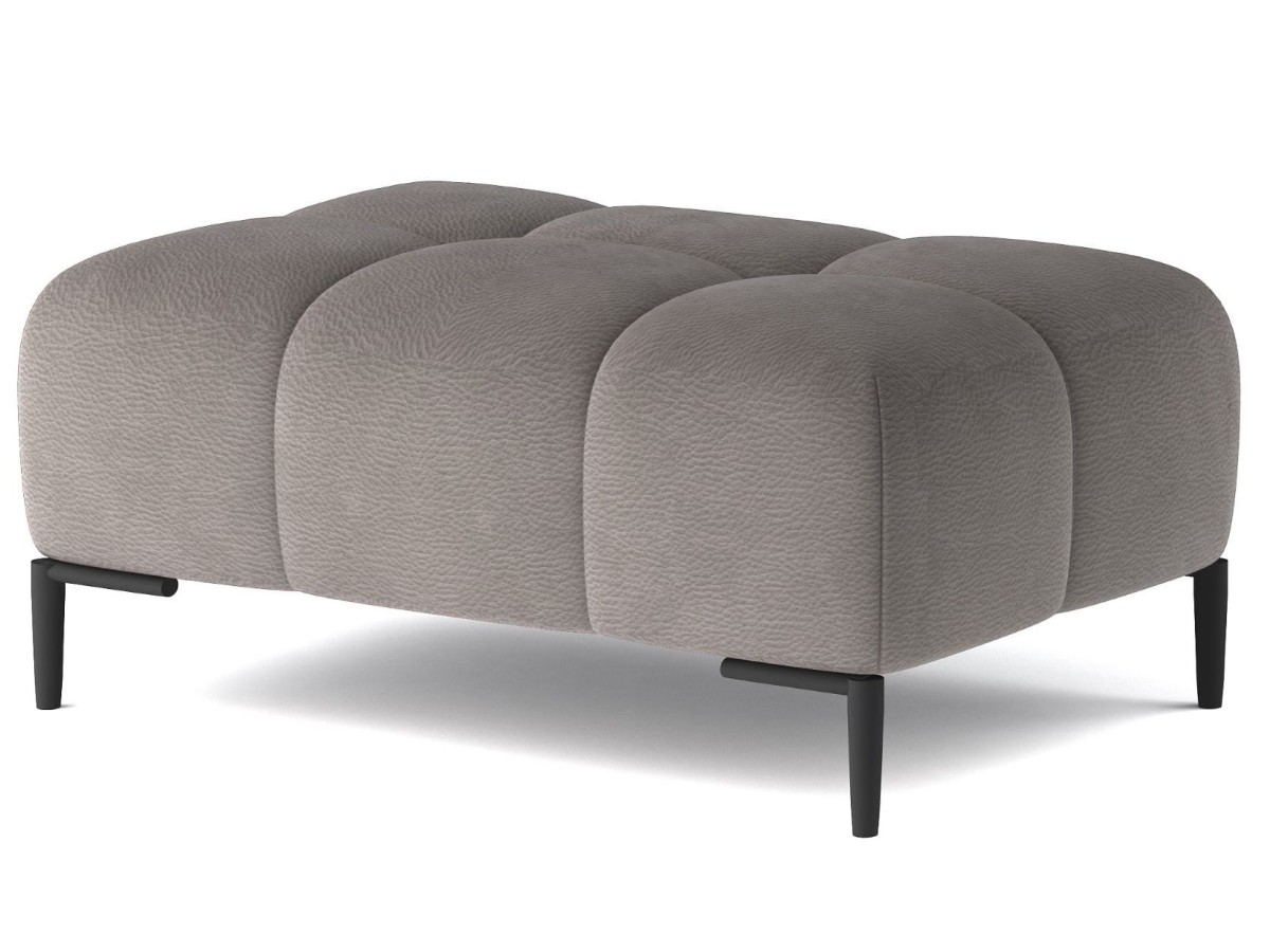 Plaza Pufa Mala Tkanina Solar 80 Styl Loft Nowoczesna do Salonu Szerokość 100 cm x 71 cm Nogi Czarne.jpg