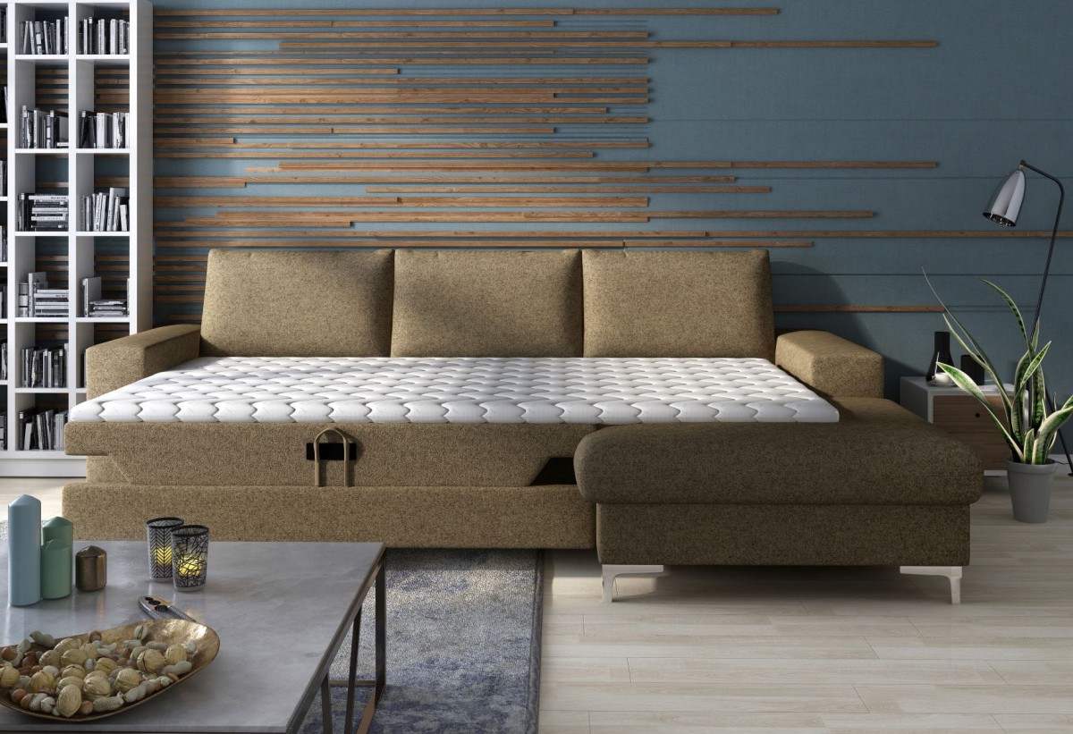 Materac Wyruwnujący Powierzchnię Spania Top Na Narożnik Sofę Kanape SORANO 120 x 190 130 x 200 140 x 200 cm Lensi Nakladka Topper H2 2 cm.jpg