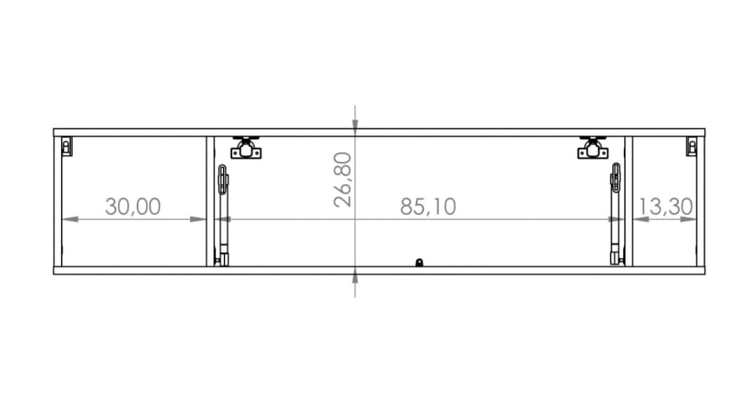 Szafka Wisząca Biała QUERTY SZ WISZ (Biały) QT-06 135 cm Wymiary 2.jpg