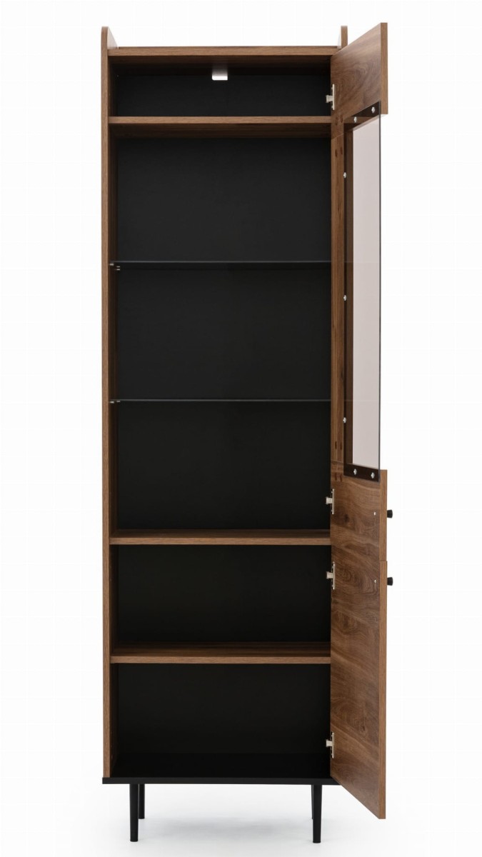 Witryna VS WIT60 VS-09 VASINA LED Nowoczesna Do Salonu Wysokie 15 cm Metalowe Czarne Nogi Styl LOFT Szerokość 60 cm Środek Wnętrze.jpg