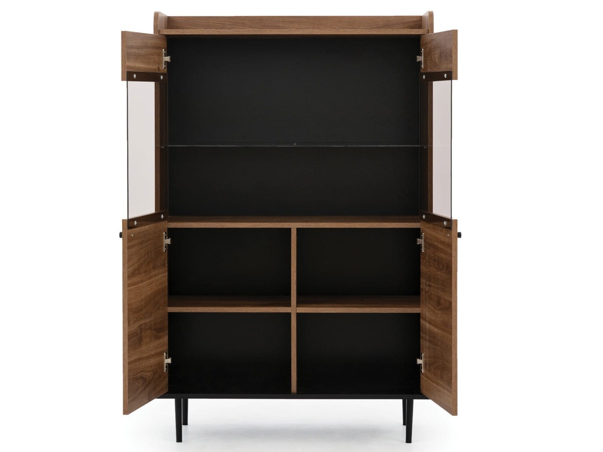 Witryna VS WIT90 VS-10 VASINA LED Nowoczesna Do Salonu Wysokie 15 cm Metalowe Czarne Nogi Styl LOFT Szerokość 90 cm Środek Wnętrze.jpg