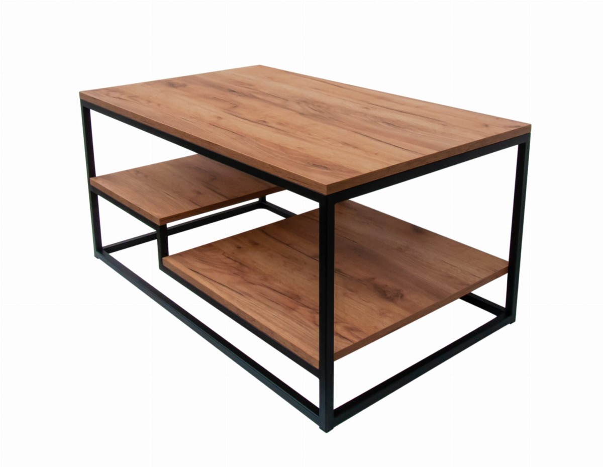 stolik_kornel_5_industrialny_loft-craft-zloty-kraft Ława do Salonu Nowoczesna Dąb.jpg