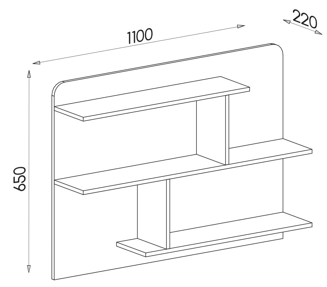 L8 LORENTO Półka Regał Wiszący.jpg