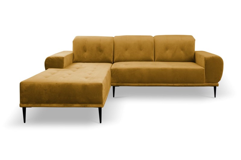 Narożnik RAPALLO Tiffany 08 Żółty Musztarda Pomarańcz Orange Styl LOFT Regulowany Zagłóek.jpg