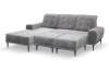 Narożnik RAPALLO Tkanina Tiffany 15 Styl LOFT Nowoczesny Do Salonu Szary Pufy.jpg