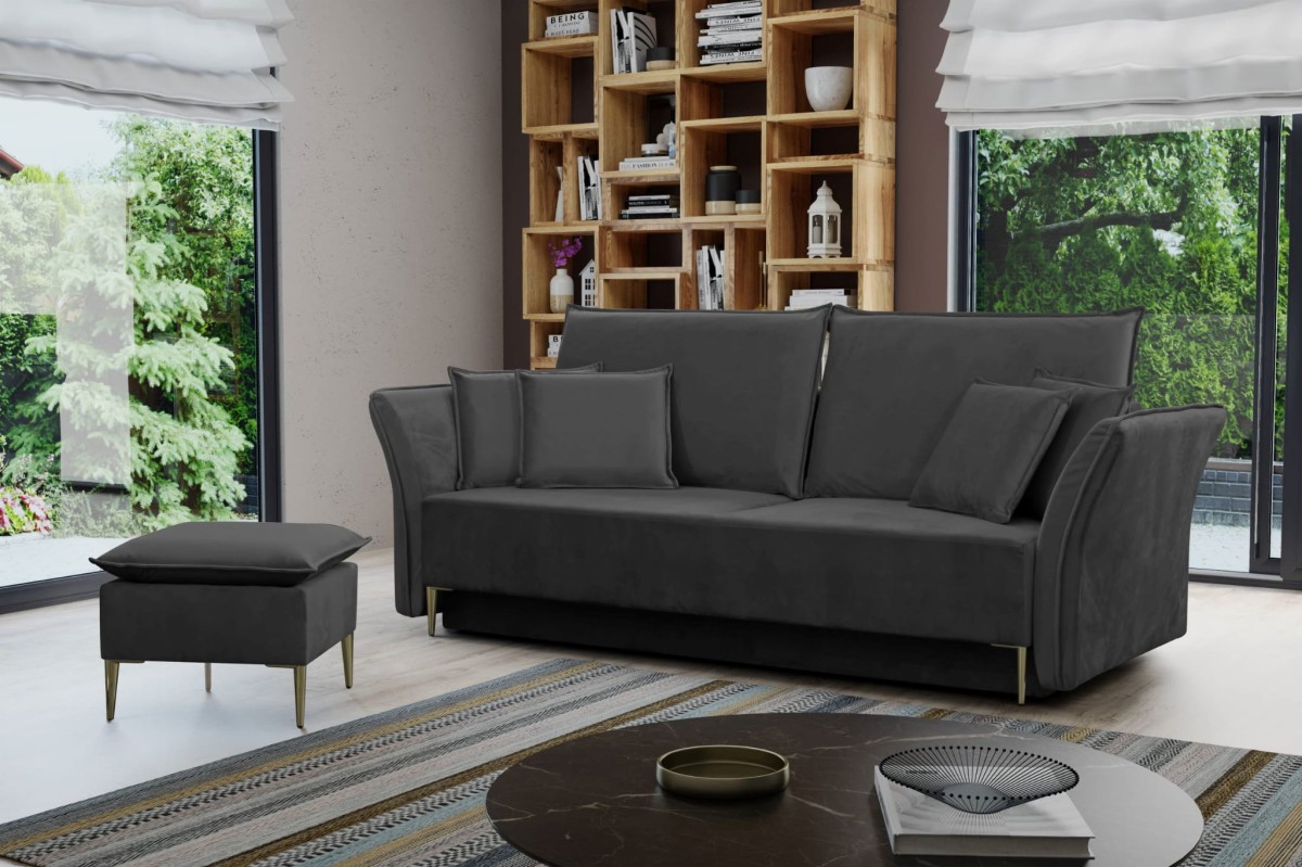 Sofa BREGI do pokoju salonu poduszki funkcj spania pojemnik na posciel tiffany 19 zlote nogi.jpg