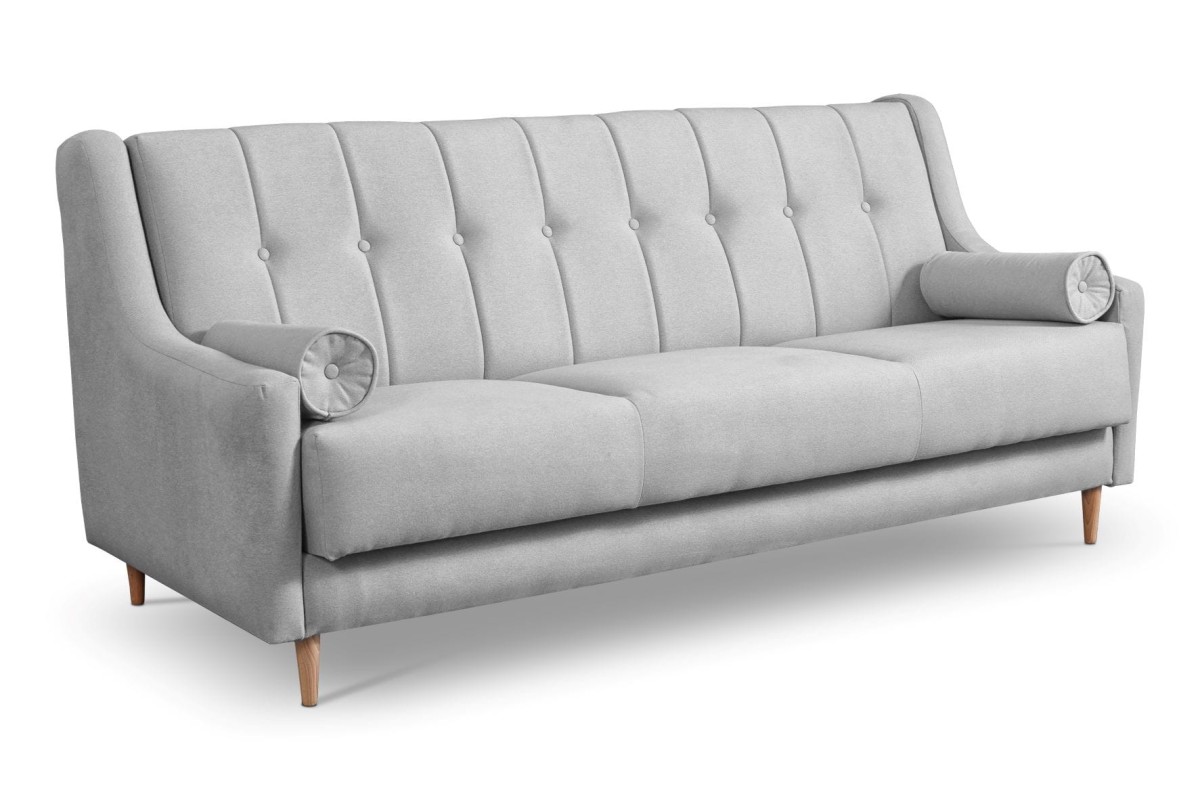 WERSALKA PLATON Sofa Tkanina CALDO 16 Szara Do Salonu Buk Nóżki.jpg